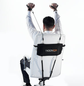 Noonchi V2 Chair Workout home gym!  Easily attaches to ANY chair. -Free Shipping!