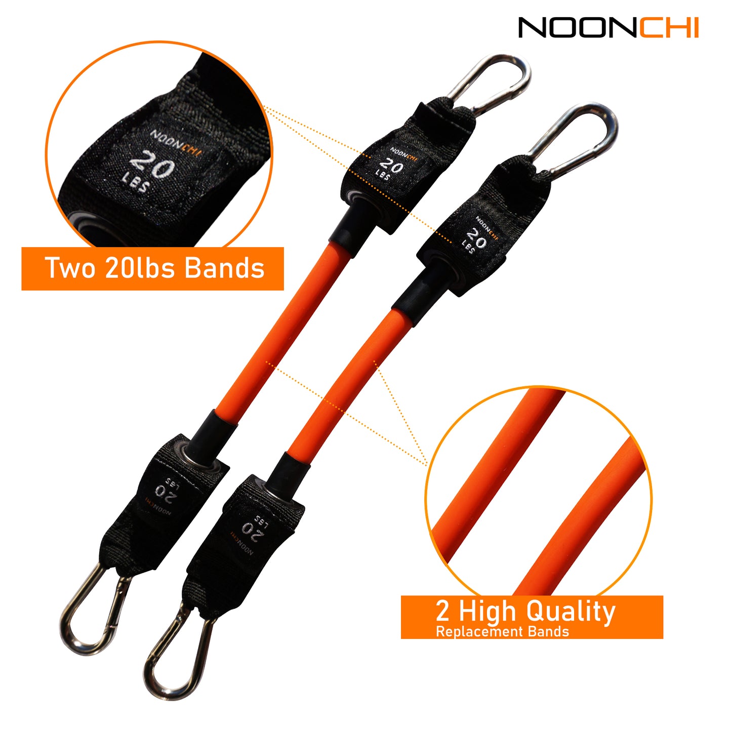 Noonchi replacement 20 lb band set
